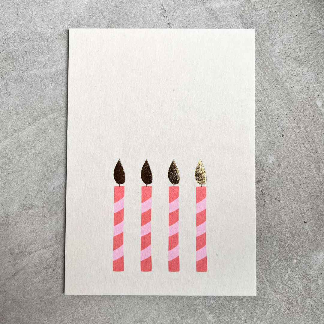 Postkarte - Adventskranz