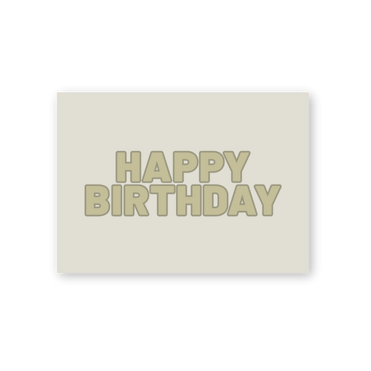 Postkarte - HAPPY BIRTHDAY