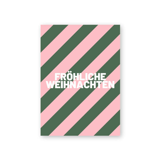 Postkarte - fröhliche Weihnachten