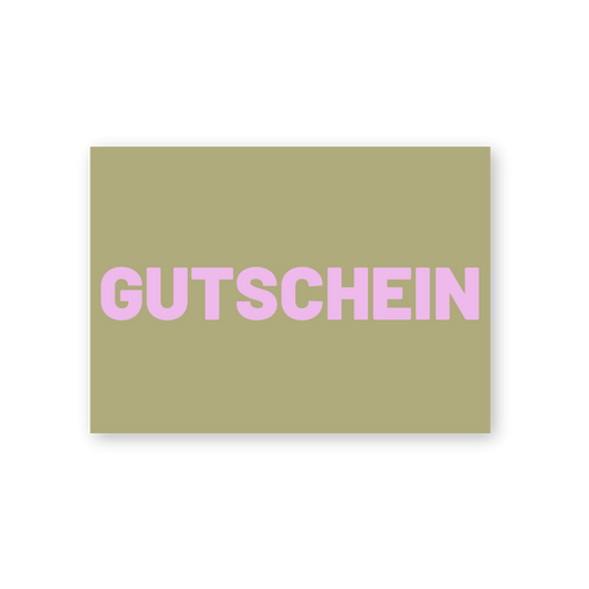 Postkarte - GUTSCHEIN