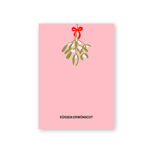 Postkarte - KÜSSEN ERWÜNSCHT