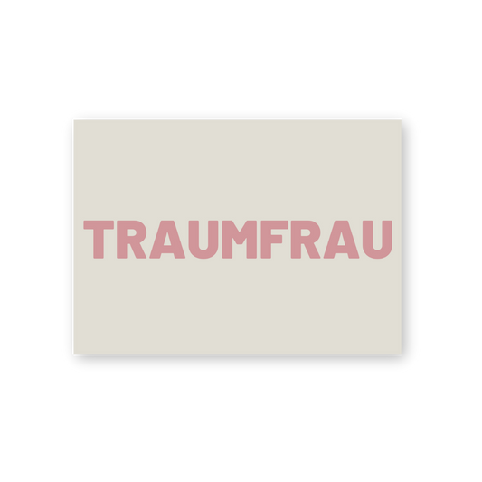 Postkarte - TRAUMFRAU