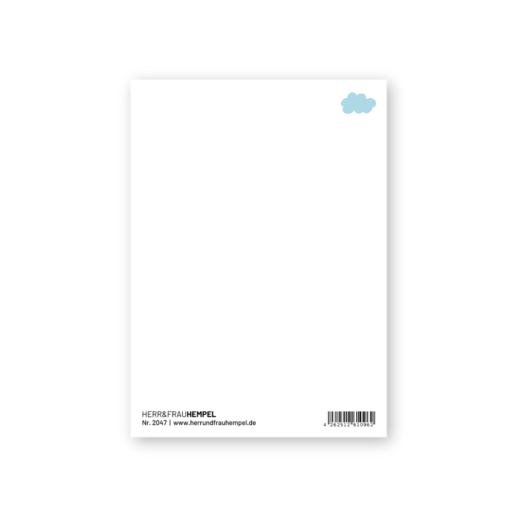 Postkarte - WOLKE 7