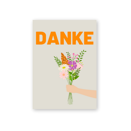 Postkarte - DANKE