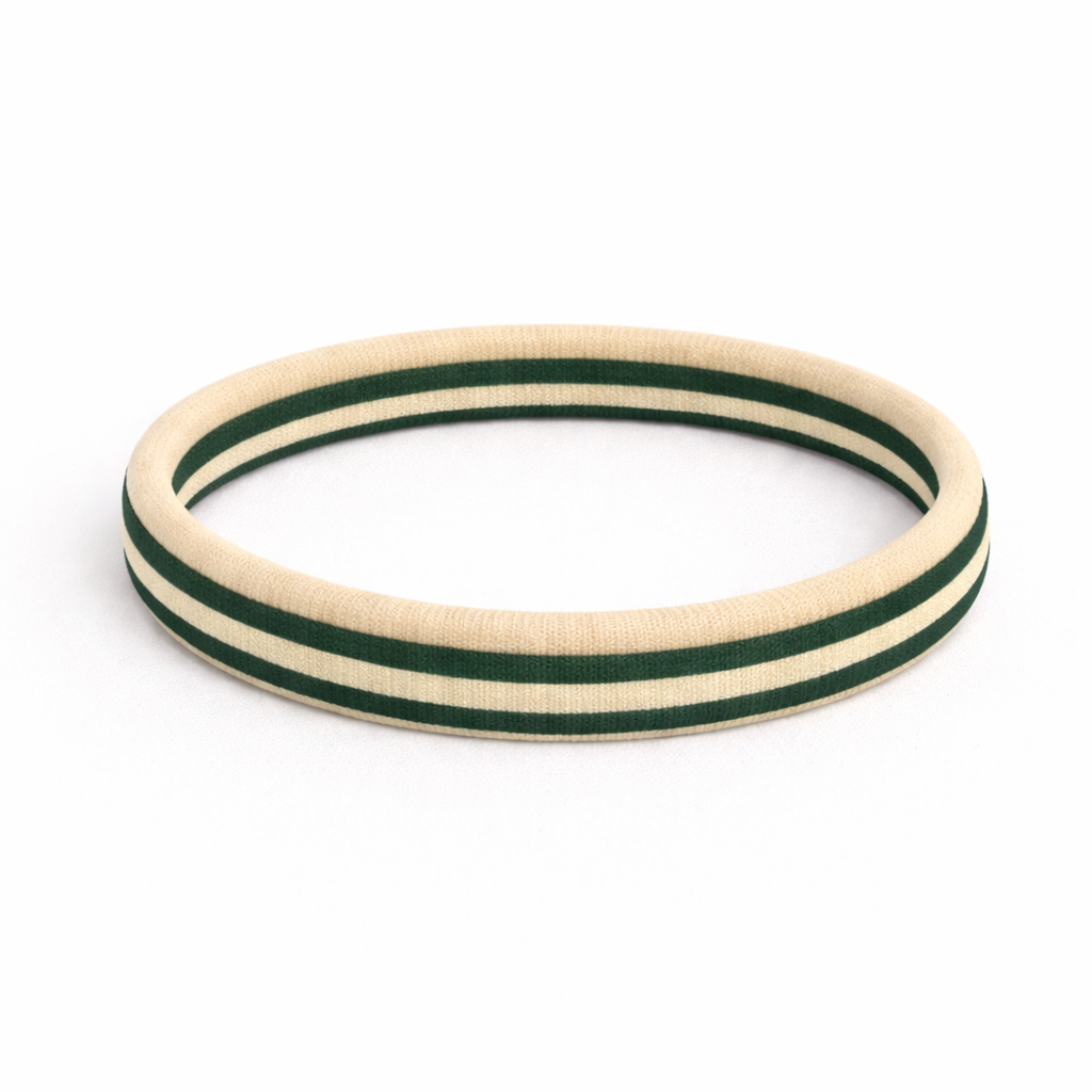 Haargummis - Lulu | beige - dunkelgrün