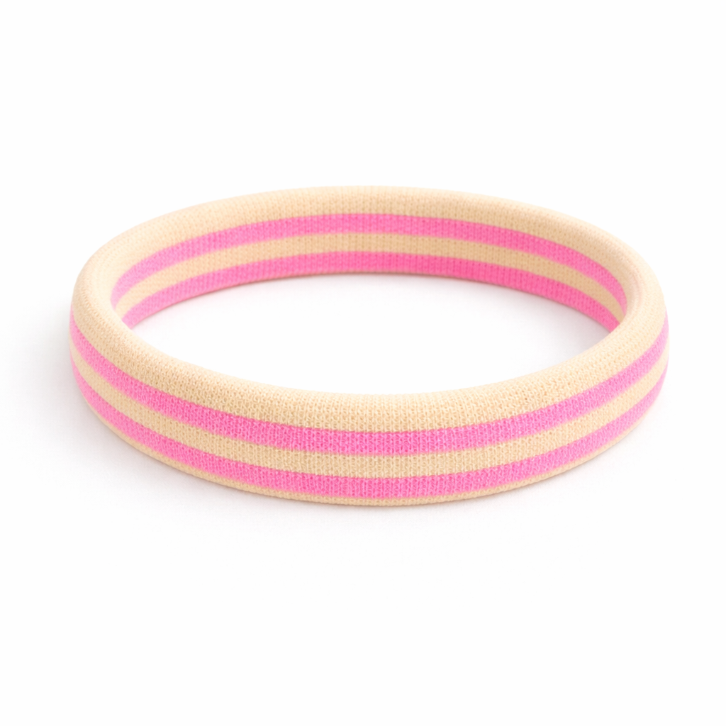 Haargummis - Lulu | beige - pink