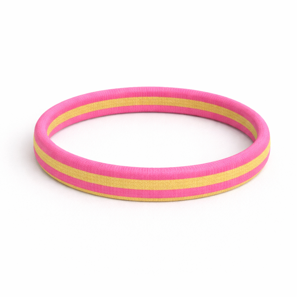 Haargummis - Lulu | pink - grün