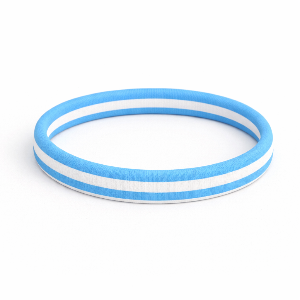 Haargummis - Lulu | weiß - blau