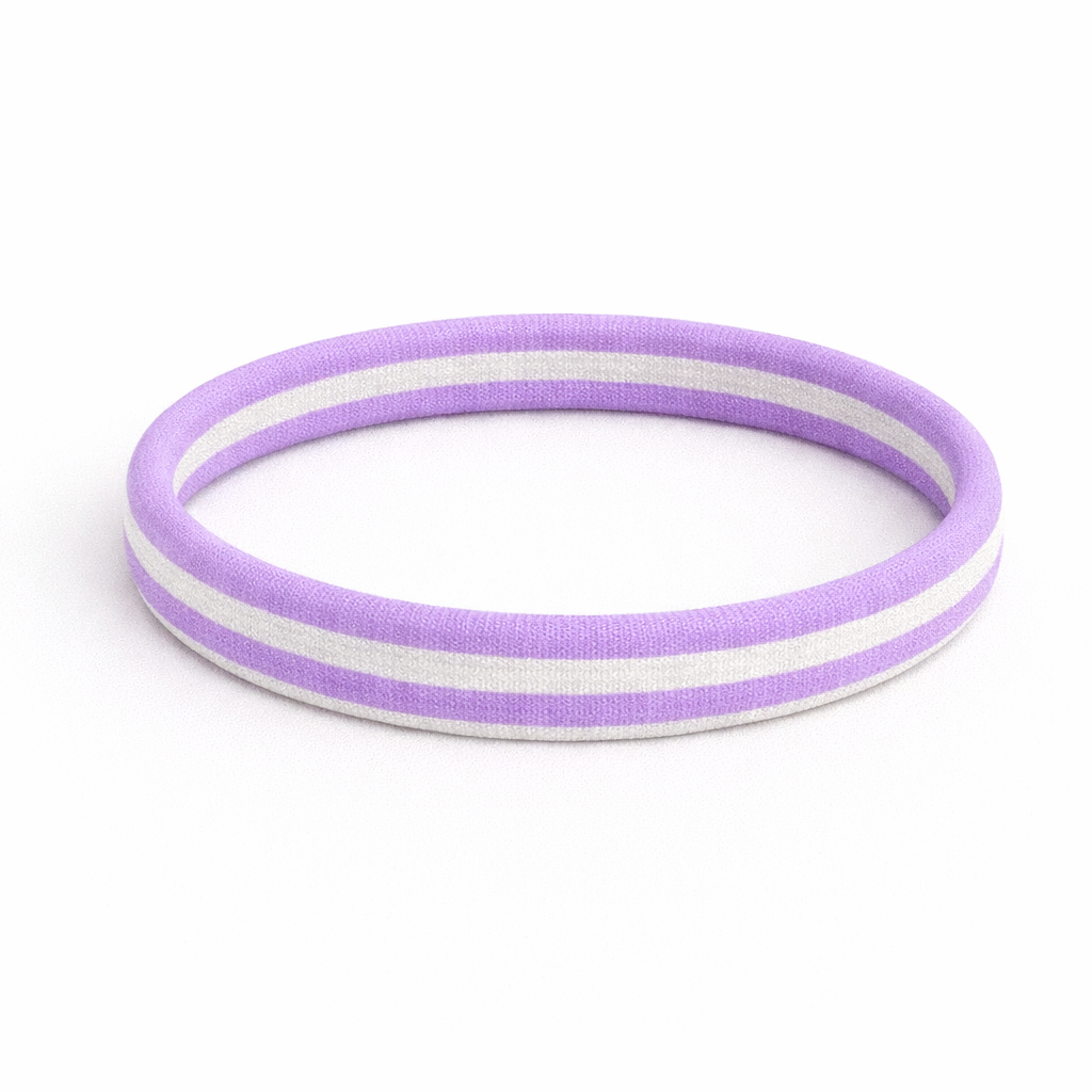 Haargummis - Lulu | weiß - Flieder