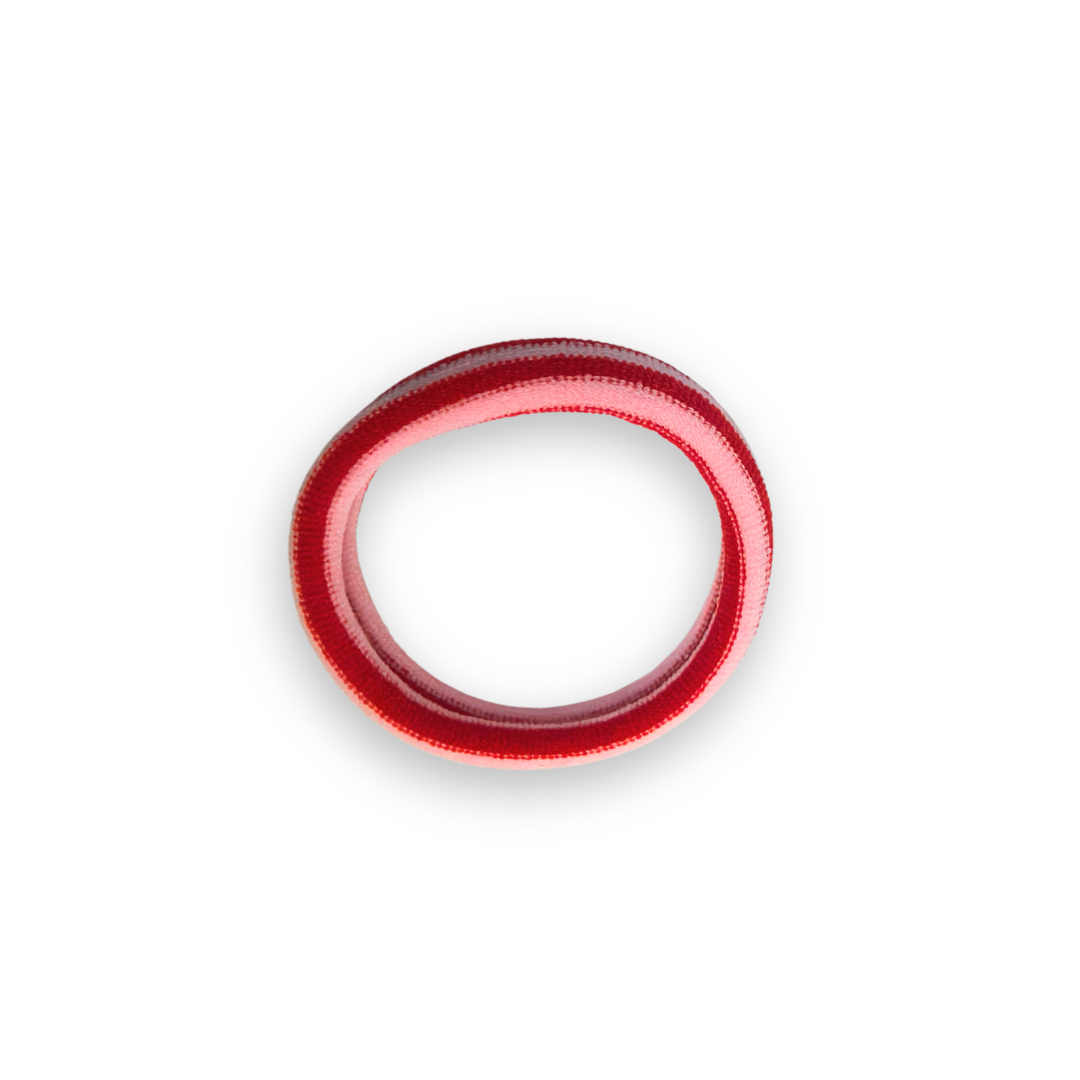 Haargummis - Lulu | rosa-rot
