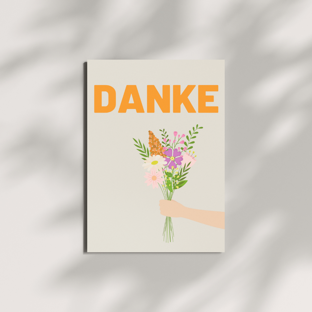 Postkarte - DANKE