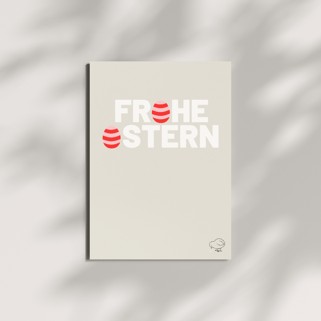 Postkarte - FROHE OSTERN