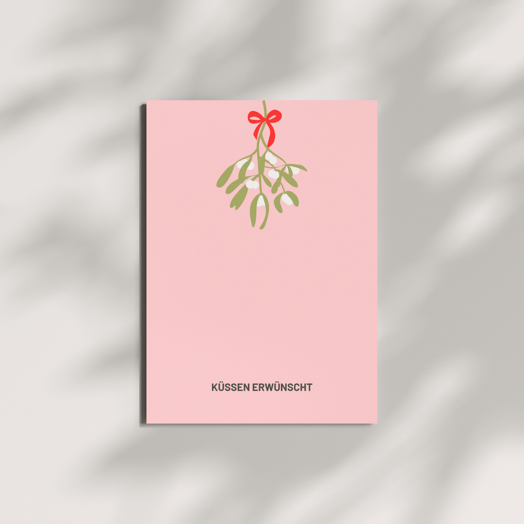 Postkarte - KÜSSEN ERWÜNSCHT
