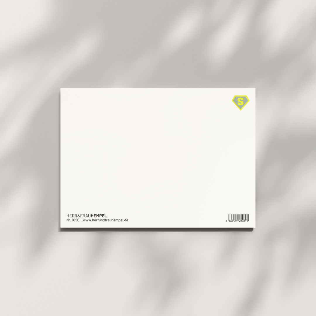 Postkarte - SUPERBRUDER
