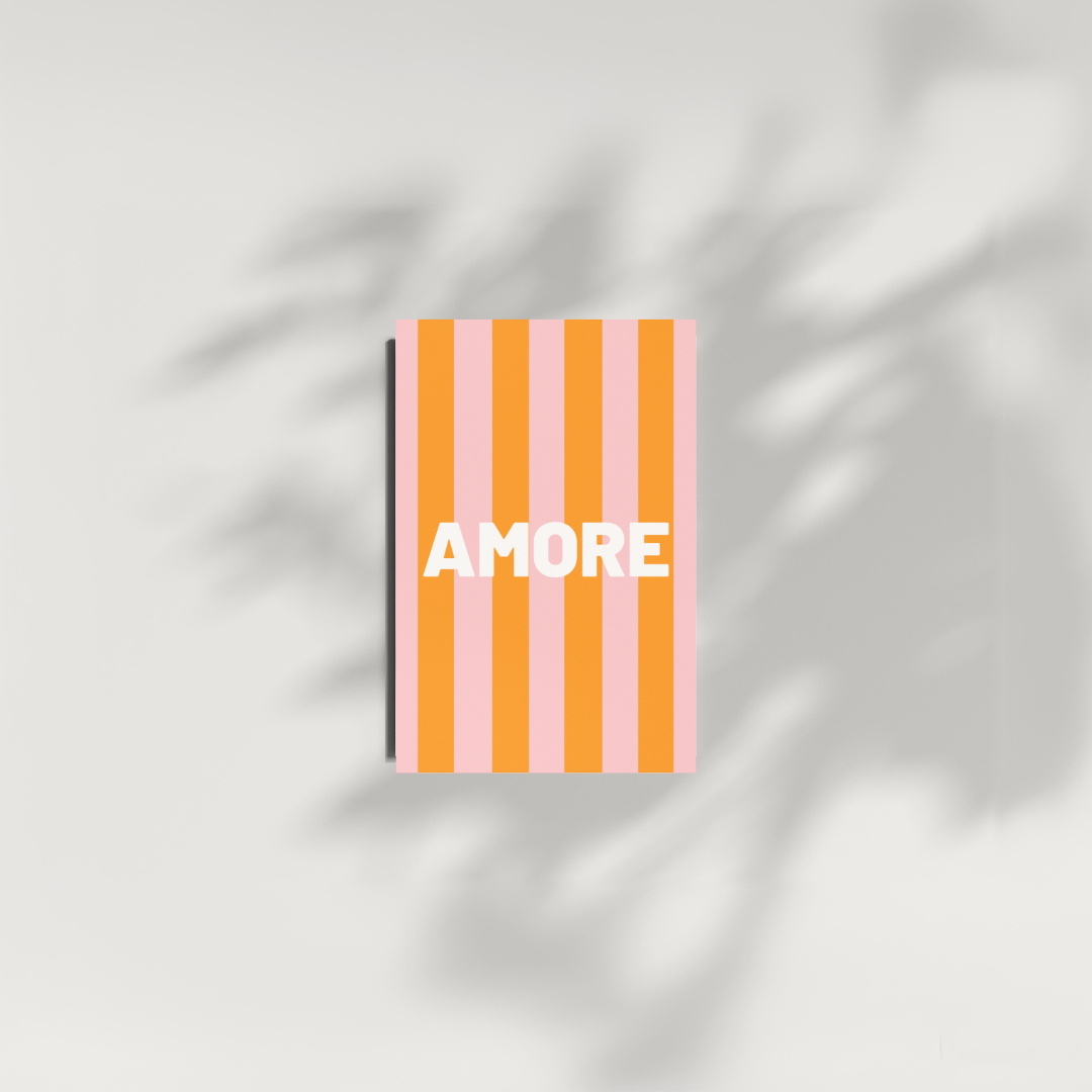 Mini-Postkarte - AMORE