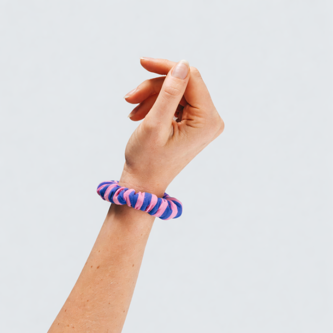 Haargummi - SISI blau - rosa