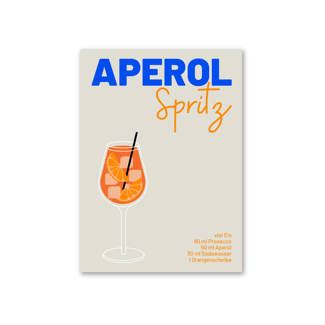 Geschirrhandtuch Aperol Spritz