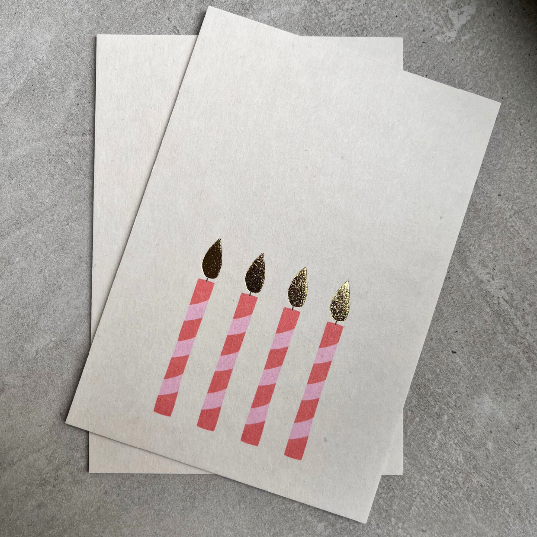 Postkarte - Adventskranz