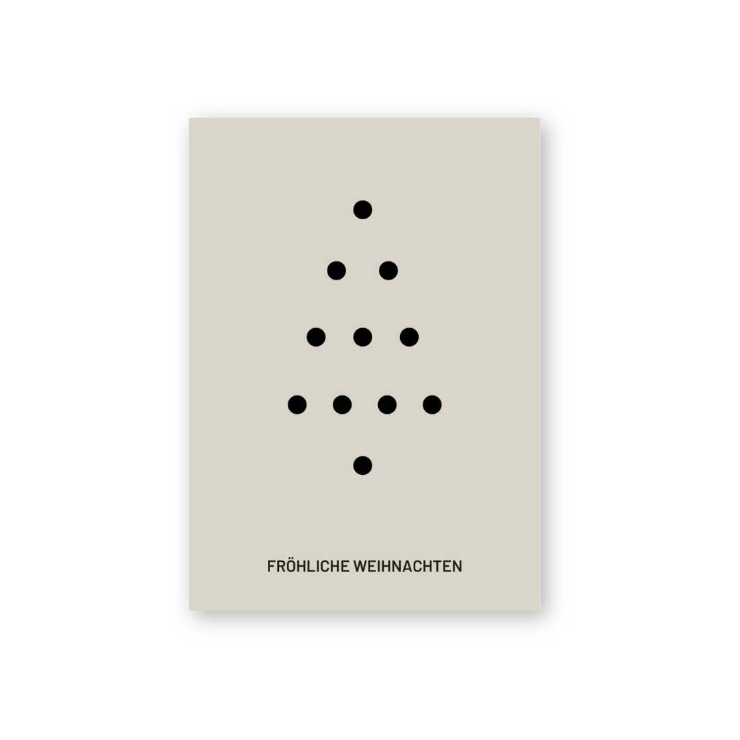 Postkarte - Tannenbaum