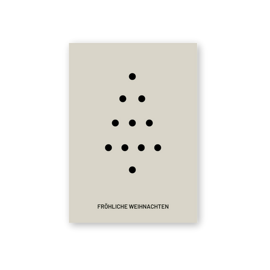 Postkarte - Tannenbaum