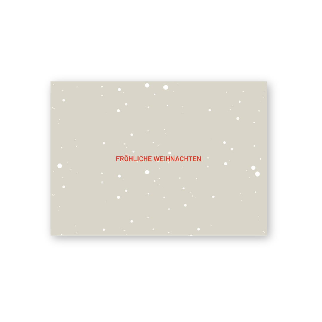 Postkarte - Fröhliche Weihnachten