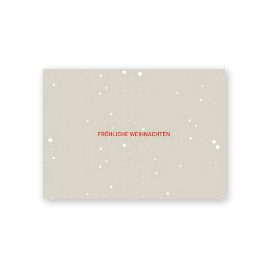 Postkarte - Fröhliche Weihnachten