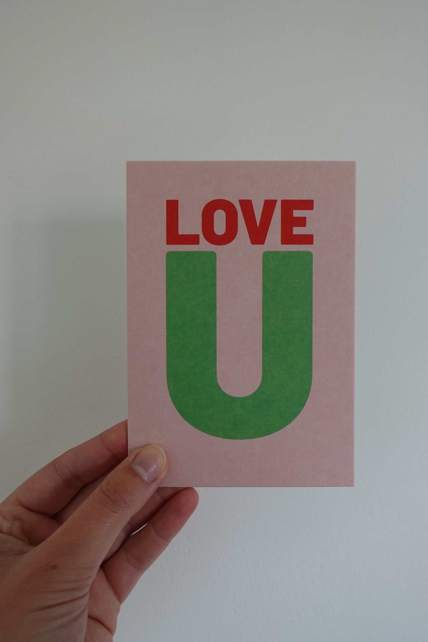 Postkarte - LOVE U