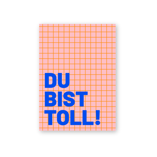 Postkarte - DU BIST TOLL