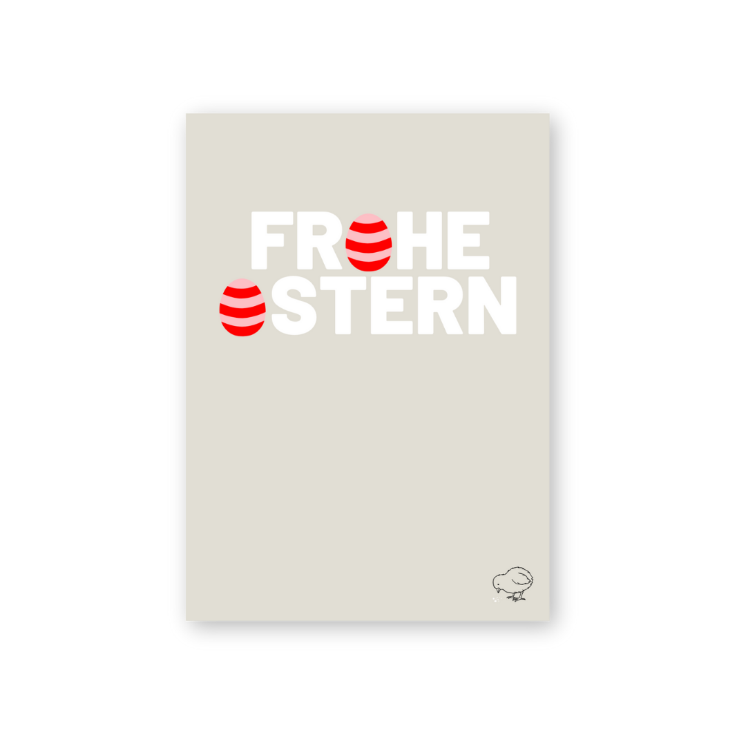 Postkarte - FROHE OSTERN