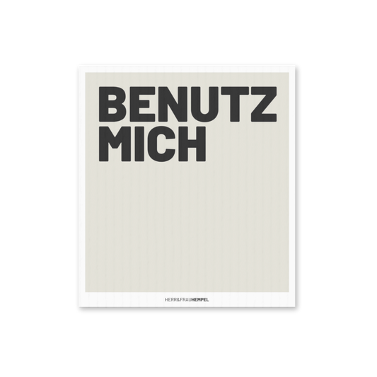 Schwammtuch BENUTZ MICH