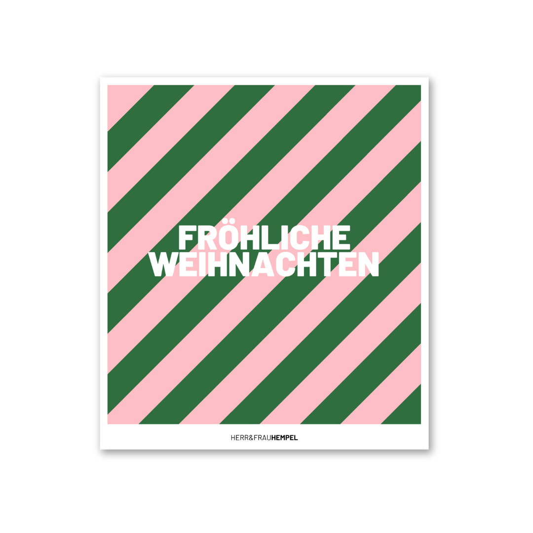 Schwammtuch Candy FRÖHLICHE WEIHNACHTEN