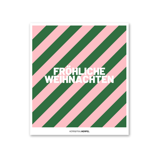 Schwammtuch Candy FRÖHLICHE WEIHNACHTEN