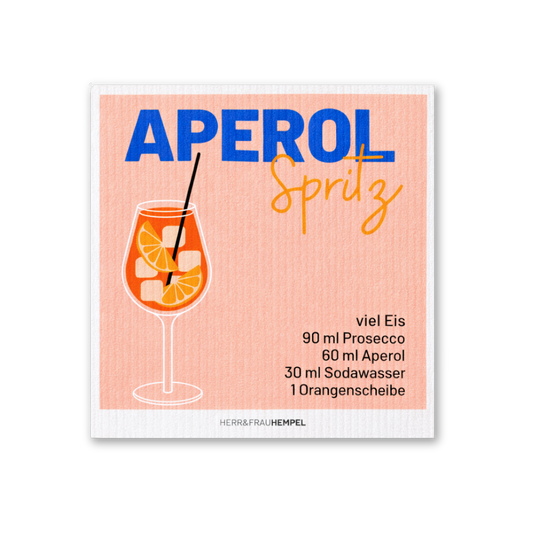 Schwammtuch Aperol Spritz