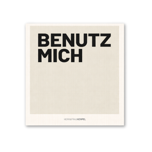 Schwammtuch BENUTZ MICH