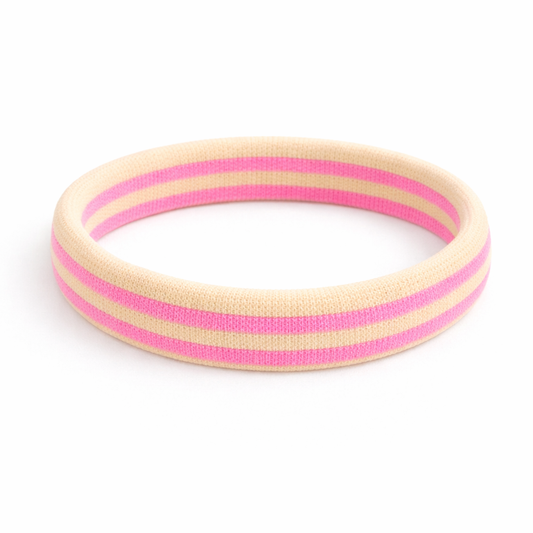 Haargummis - Lulu | beige - pink
