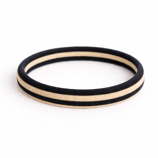 Haargummis - Lulu | beige - schwarz