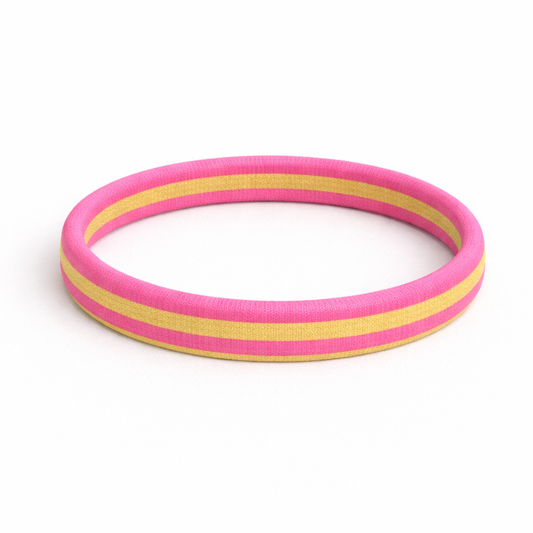 Haargummis - Lulu | pink - grün