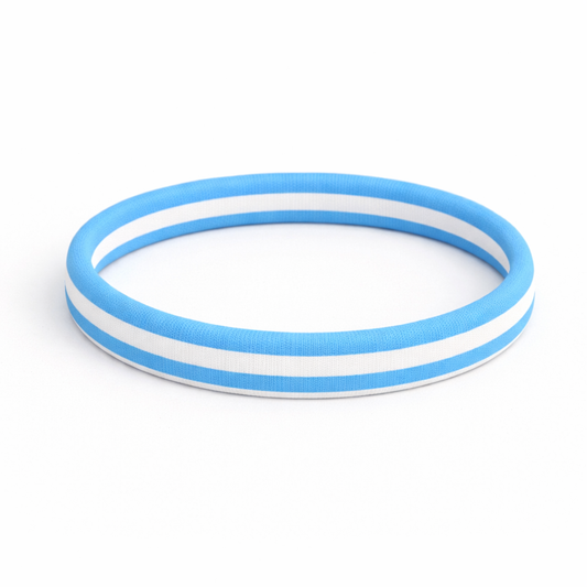 Haargummis - Lulu | weiß - blau