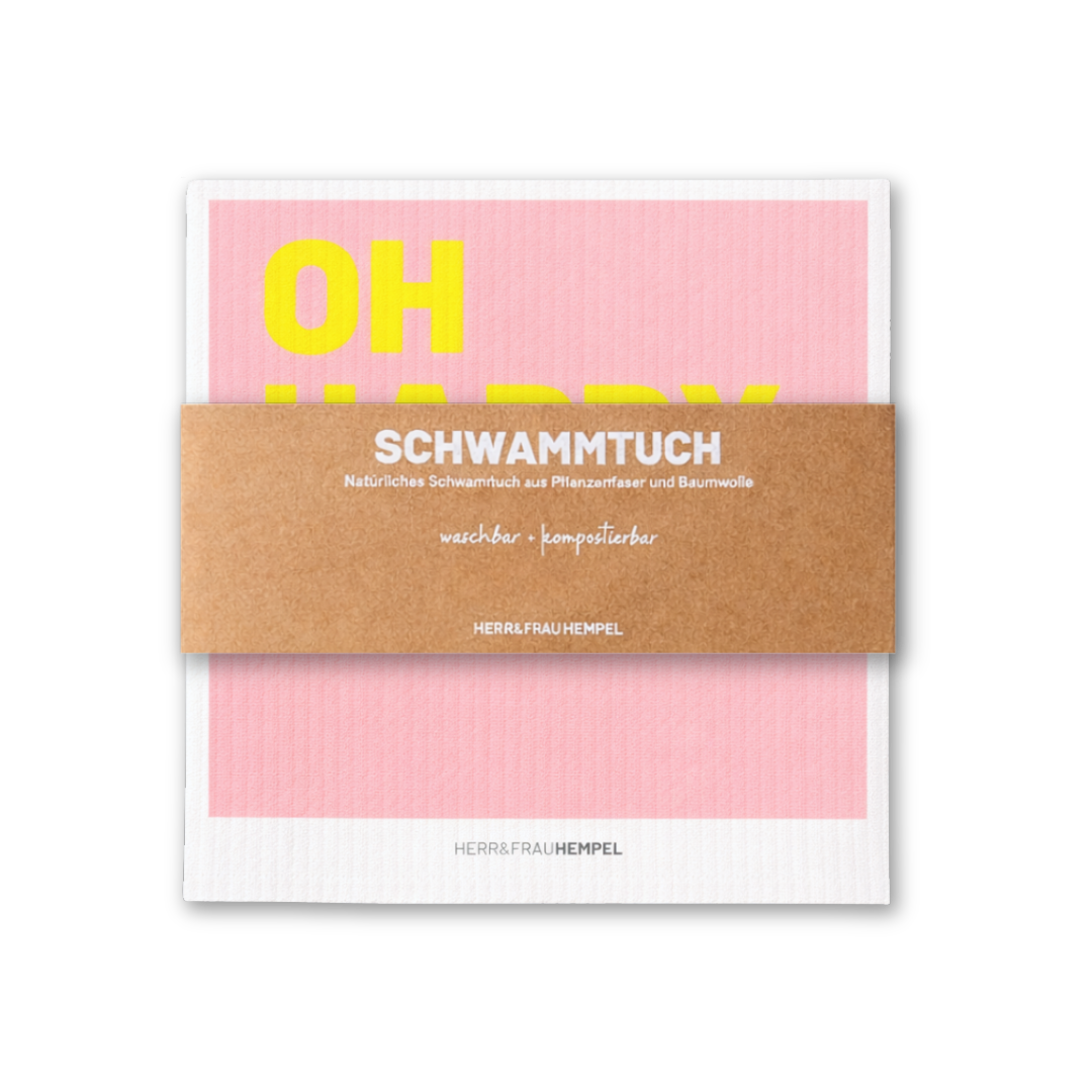 Sponge cloth OH HAPPY DAY