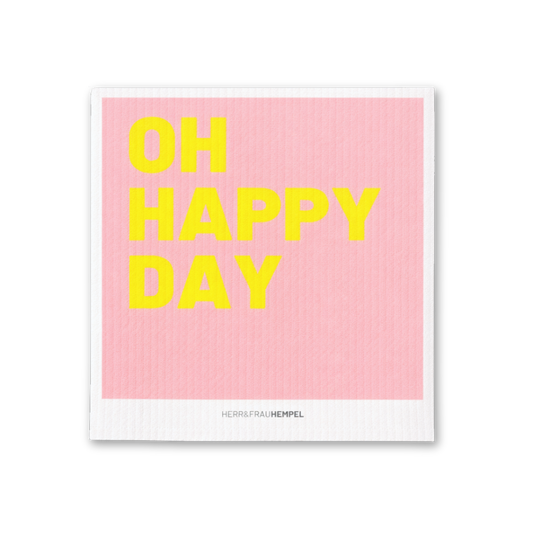Schwammtuch OH HAPPY DAY