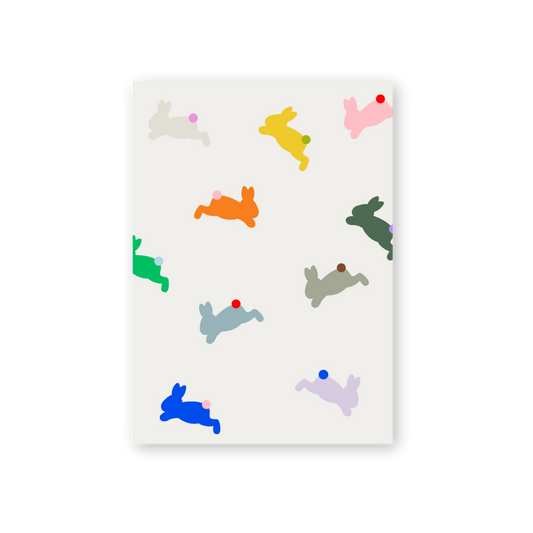 Postkarte - Osterhasen