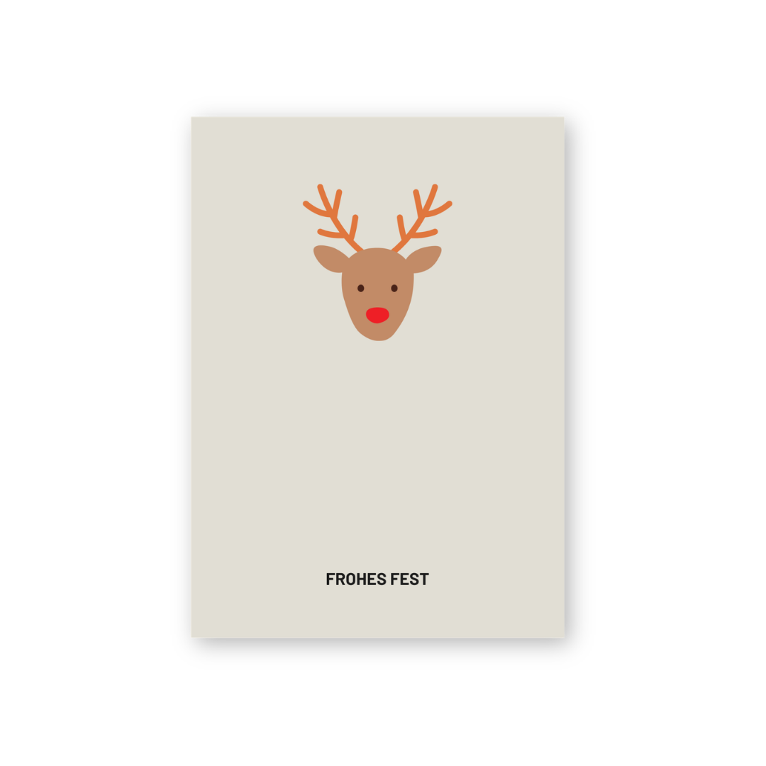 Postcard - Reindeer