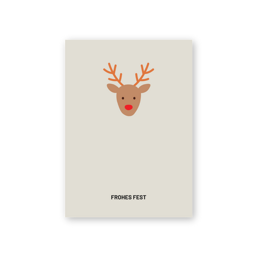 Postcard - Reindeer