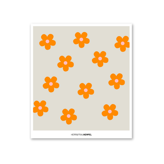 Sponge cloth Flower Power
