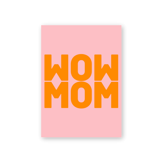 Postkarte - WOW MOM