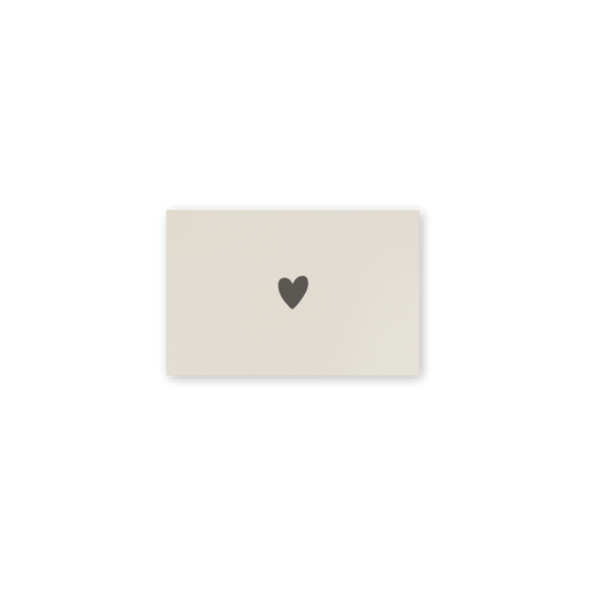 Mini postcard - heart