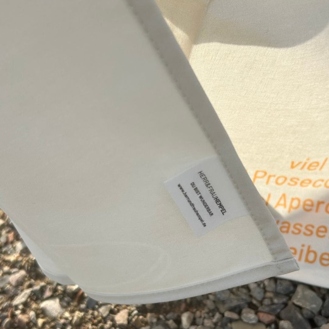 Geschirrhandtuch Streifen blau-rosa